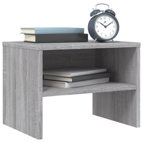 Table de chevet Sonoma gris 40x30x30 cm Bois d'ingénierie - Photo n°3; ?>