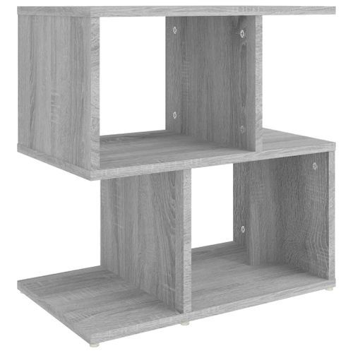 Table de chevet Sonoma gris 50x30x51,5 cm Bois d'ingénierie - Photo n°2; ?>