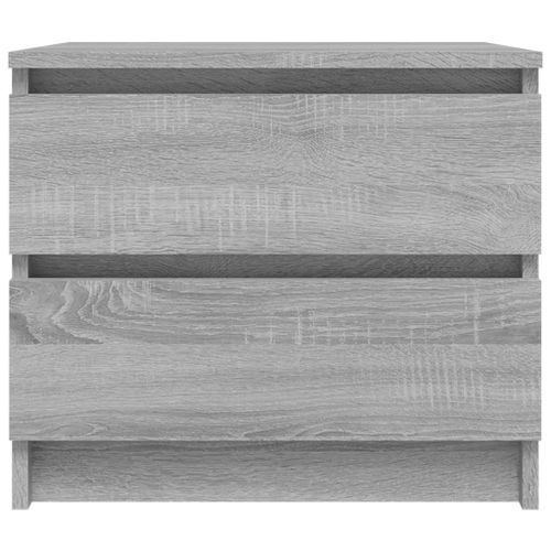 Table de chevet Sonoma gris 50x39x43,5 cm Bois d'ingénierie - Photo n°3; ?>