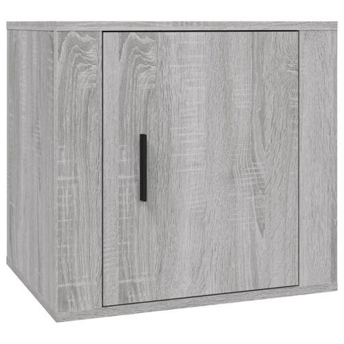 Table de chevet Sonoma gris 50x39x47 cm - Photo n°2; ?>