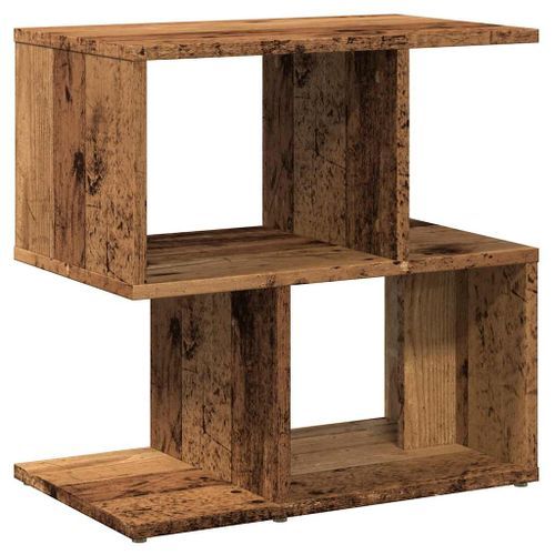 Table de chevet vieux bois 50x30x51,5 cm bois d'ingénierie - Photo n°2; ?>