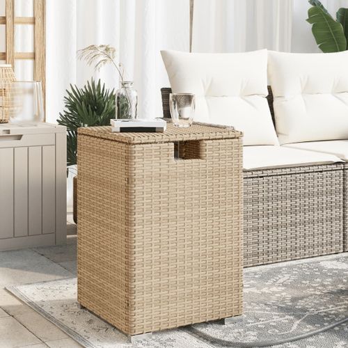 Table de couverture de bouteille de propane beige 40x40x60 cm - Photo n°2; ?>