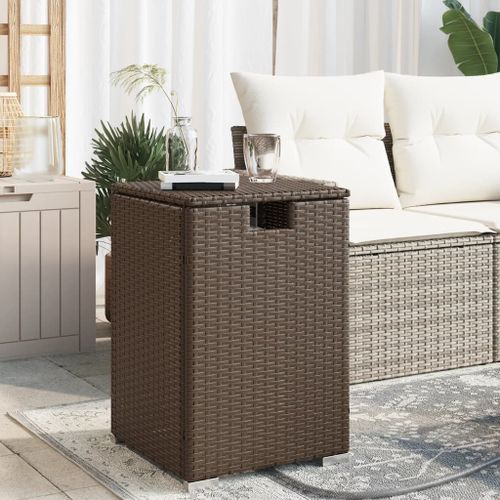 Table de couverture de bouteille de propane marron 40x40x60 cm - Photo n°2; ?>