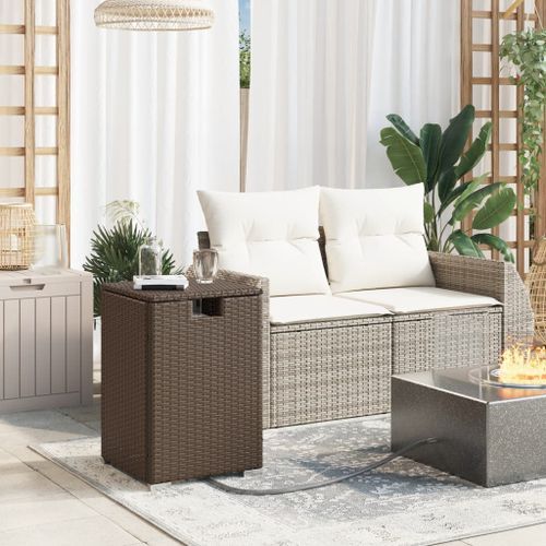 Table de couverture de bouteille de propane marron 40x40x60 cm - Photo n°3; ?>