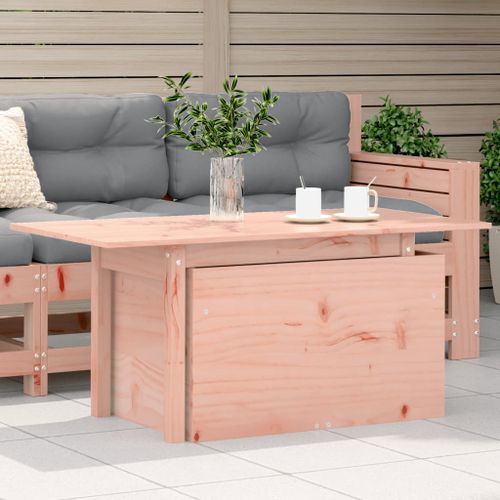 Table de jardin 100x50x75 cm bois massif de douglas - Photo n°2; ?>