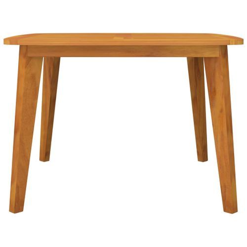 Table de jardin 110x110x75 cm Bois d'acacia solide - Photo n°3; ?>