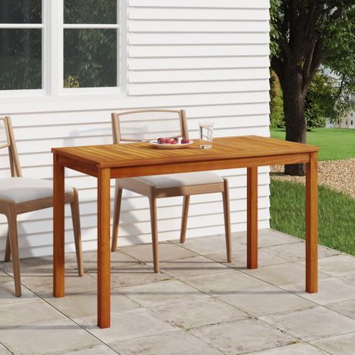 Table de jardin 110x55x67 cm Bois d'acacia solide - Photo n°2; ?>