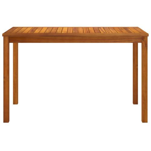 Table de jardin 110x55x67 cm Bois d'acacia solide - Photo n°3; ?>