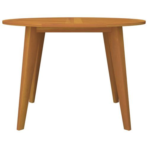 Table de jardin Ø110x75 cm Bois d'acacia solide - Photo n°3; ?>