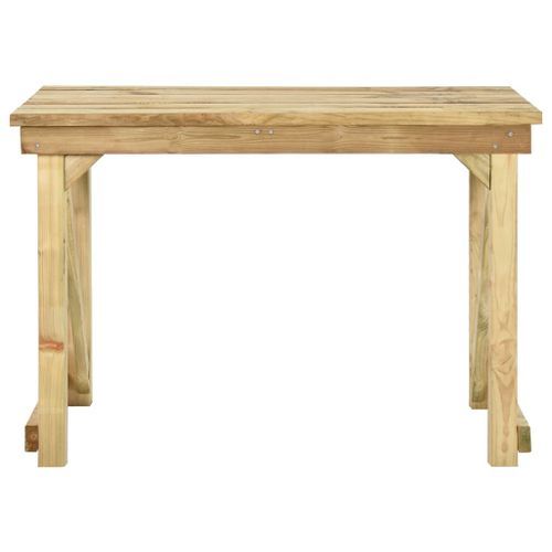 Table de jardin 110x79x75 cm Bois de pin imprégné - Photo n°3; ?>