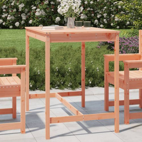 Table de jardin 121x82,5x110 cm bois massif de douglas - Photo n°2; ?>