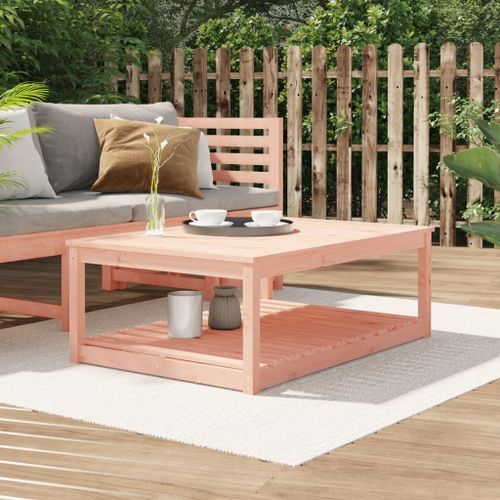 Table de jardin 121x82,5x45 cm bois massif de douglas - Photo n°2; ?>