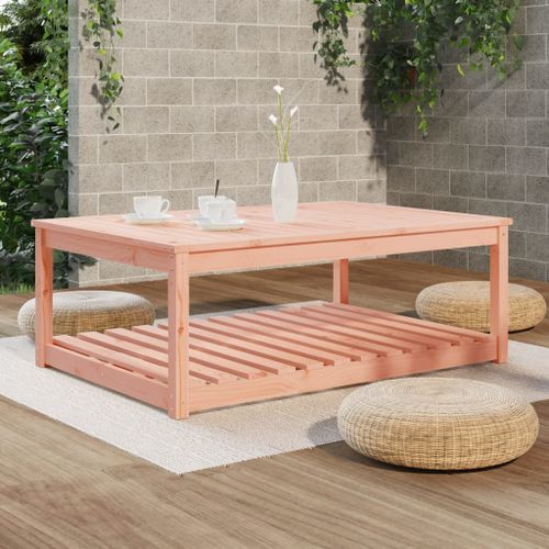 Table de jardin 121x82,5x45 cm bois massif de douglas - Photo n°3; ?>