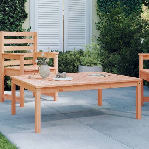 Table de jardin 121x82,5x45 cm bois massif de douglas - Photo n°2; ?>