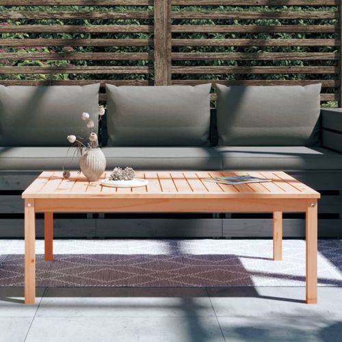 Table de jardin 121x82,5x45 cm bois massif de douglas - Photo n°3; ?>