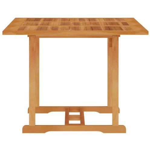 Table de jardin 150x90x75 cm Bois de teck massif 2 - Photo n°3; ?>