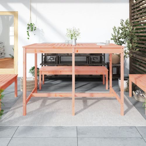 Table de jardin 159,5x82,5x110 cm bois massif de douglas - Photo n°3; ?>