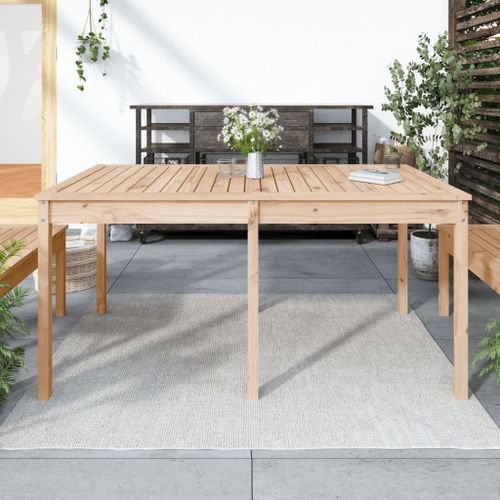 Table de jardin 159,5x82,5x76 cm bois massif de pin - Photo n°2; ?>