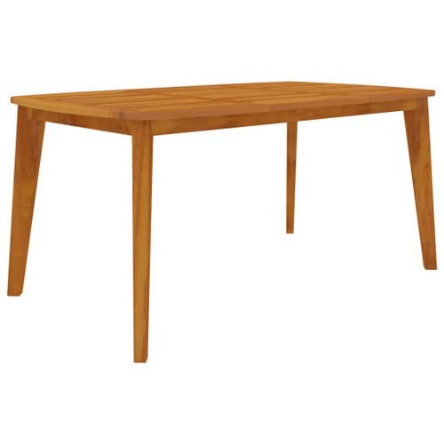 Table de jardin 160x90x75 cm Bois d'acacia solide - Photo n°2; ?>