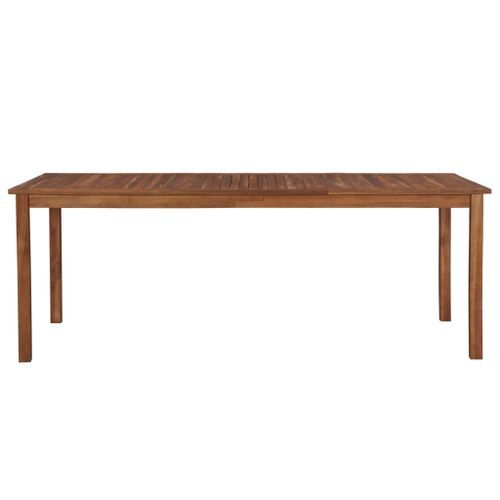 Table de jardin 200x100x74 cm Bois d'acacia massif - Photo n°2; ?>