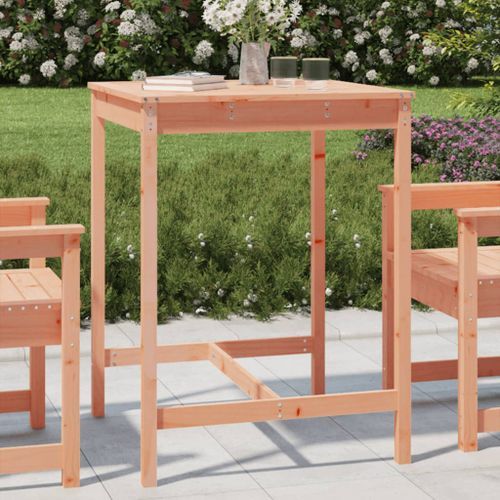 Table de jardin 82,5x82,5x110 cm bois massif de douglas - Photo n°2; ?>