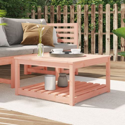 Table de jardin 82,5x82,5x45 cm bois massif de douglas - Photo n°2; ?>