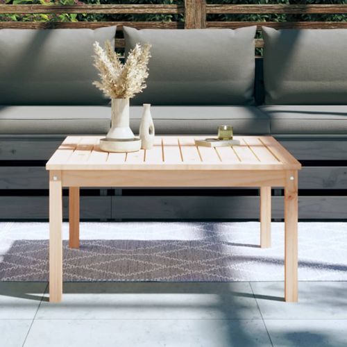 Table de jardin 82,5x82,5x45 cm bois massif de pin - Photo n°3; ?>