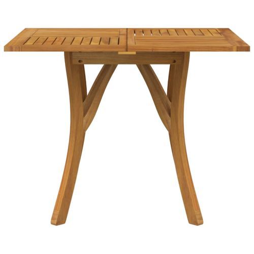 Table de jardin 85x85x75 cm Bois d'acacia solide - Photo n°3; ?>