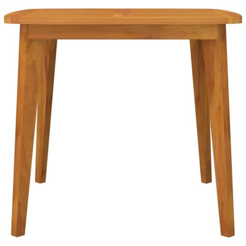 Table de jardin 85x85x75 cm Bois d'acacia solide - Photo n°3; ?>