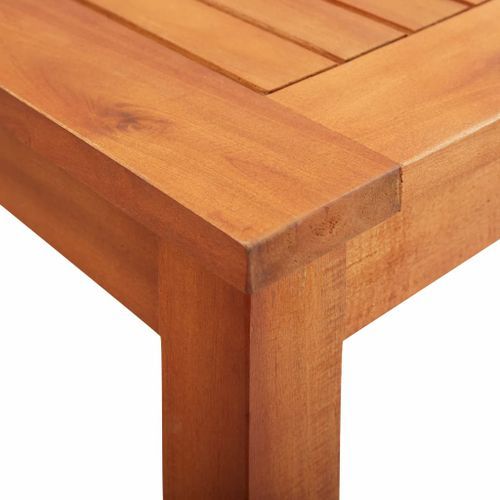 Table de jardin 88x88x74 cm Bois d'acacia massif - Photo n°3; ?>