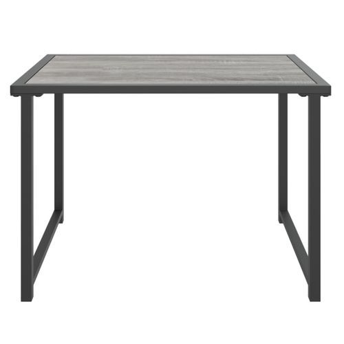 Table de jardin anthracite 55x40x37 cm acier - Photo n°3; ?>