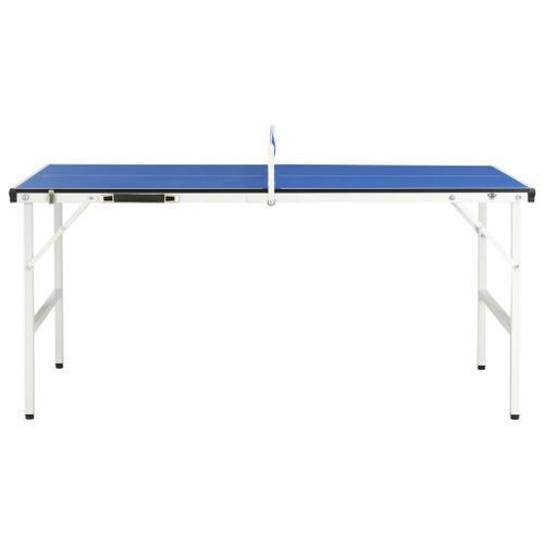 Table de ping-pong avec filet 152x76x66 cm Bleu - Photo n°3; ?>