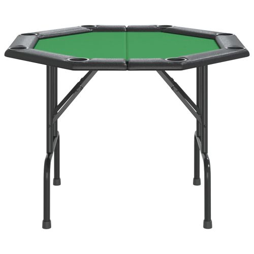 Table de poker pliable 8 joueurs Vert 108x108x75 cm - Photo n°3; ?>