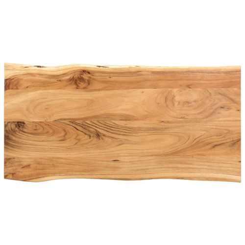 Table de salle à manger 118x58x76 cm Bois d'acacia solide - Photo n°3; ?>