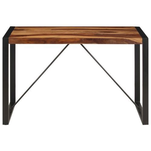 Table de salle à manger 120x60x76 cm Bois de Sesham solide - Photo n°3; ?>