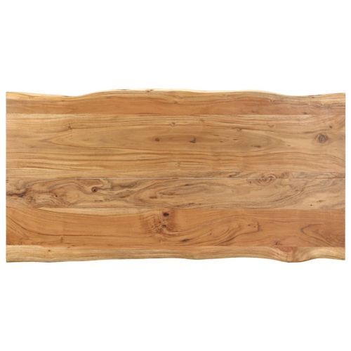 Table de salle à manger 160x80x76 cm Bois d'acacia solide 3 - Photo n°3; ?>