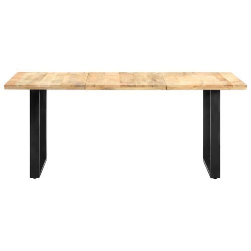 Table de salle à manger 180x90x76 cm Bois de manguier massif - Photo n°3; ?>