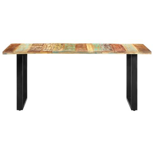 Table de salle à manger 180x90x76cm Bois de récupération solide 3 - Photo n°3; ?>