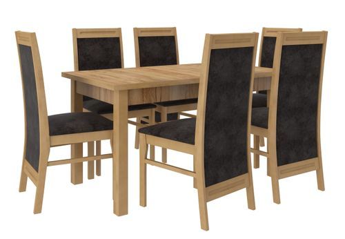 Table extensible 140/180 cm en bois de hêtre Komba - Photo n°2; ?>