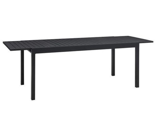 Table extensible 6 a 10 personnes - 180 -240 x 90 cm - Aluminium Gris - Photo n°3; ?>