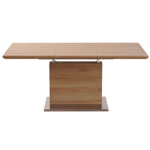 Table extensible bois chêne clair Kazee 120/170 cm - Photo n°2; ?>