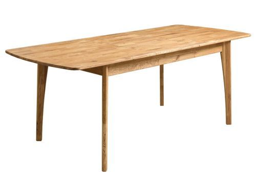 Table extensible en bois de chêne massif Marzo 140 à 190 cm - Photo n°2; ?>