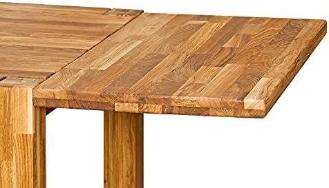 Table extensible en bois de chêne massif Ritza 160 à 210 cm - Photo n°2; ?>