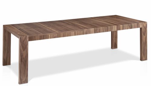 Table extensible rectangulaire bois plaqué noyer Koza 160/210/260 cm - Photo n°2; ?>