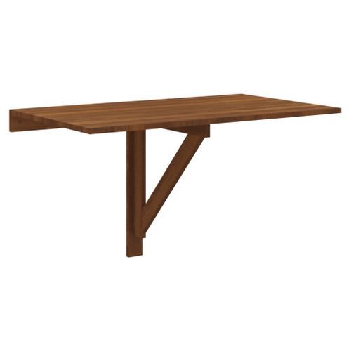 Table murale pliable Chêne marron 100x60x56cm Bois d'ingénierie - Photo n°2; ?>