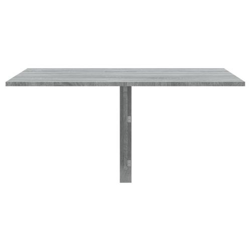 Table murale pliable Sonoma gris 100x60x56 cm Bois d'ingénierie - Photo n°3; ?>