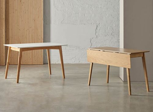 Table pliante en bois Kyrane 120 cm - Photo n°2; ?>