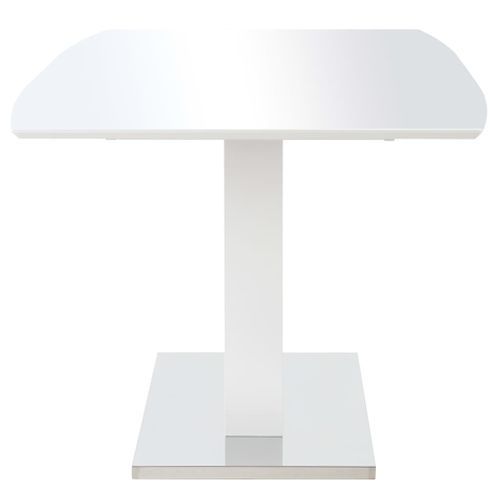 Table rectangulaire design blanc brillant Winter 180 - Photo n°3; ?>