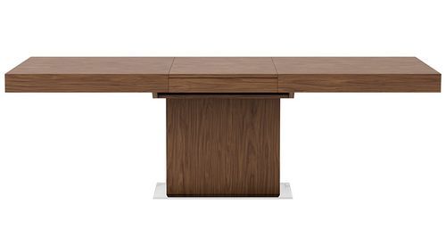 Table rectangulaire extensible 180/240 cm bois noyer Kinta - Photo n°2; ?>