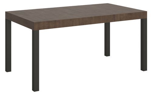 Table rectangulaire extensible bois noyer 6 à 18 places L 130 à 390 cm Karry - Photo n°3; ?>